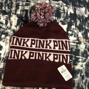 VS Pink winter hat